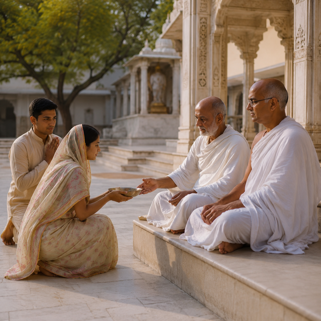 Vaiyavachh selfless service to Jain monks and spiritual communities